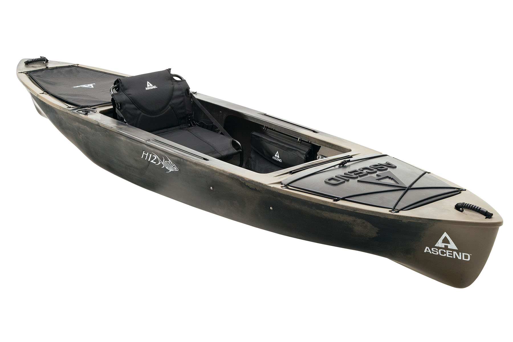 MADE IN USA - The 2023 Ascend - 133X TOURNAMENT SIT-ON Kayak W/ YAK POWER -  Review 